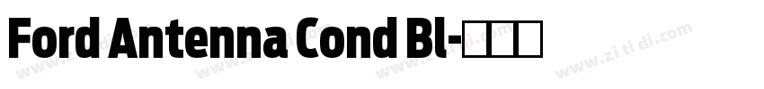 Ford Antenna Cond Bl字体转换